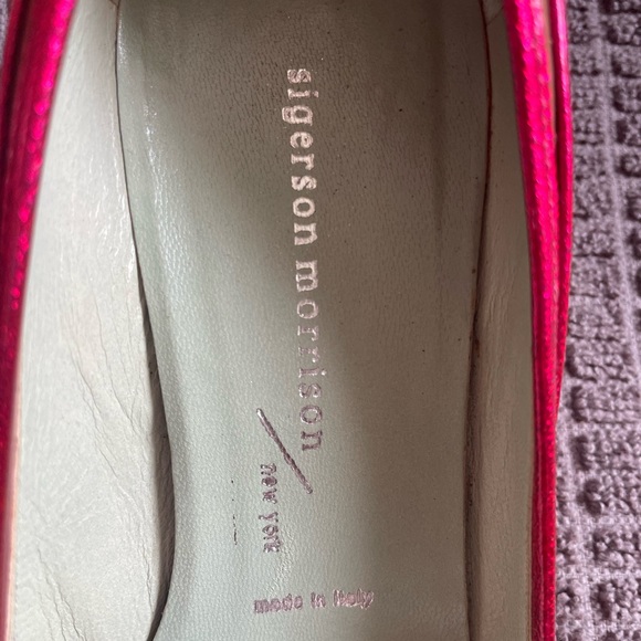 Sigerson Morrison kitten heels sz 7.5 - Picture 3 of 6